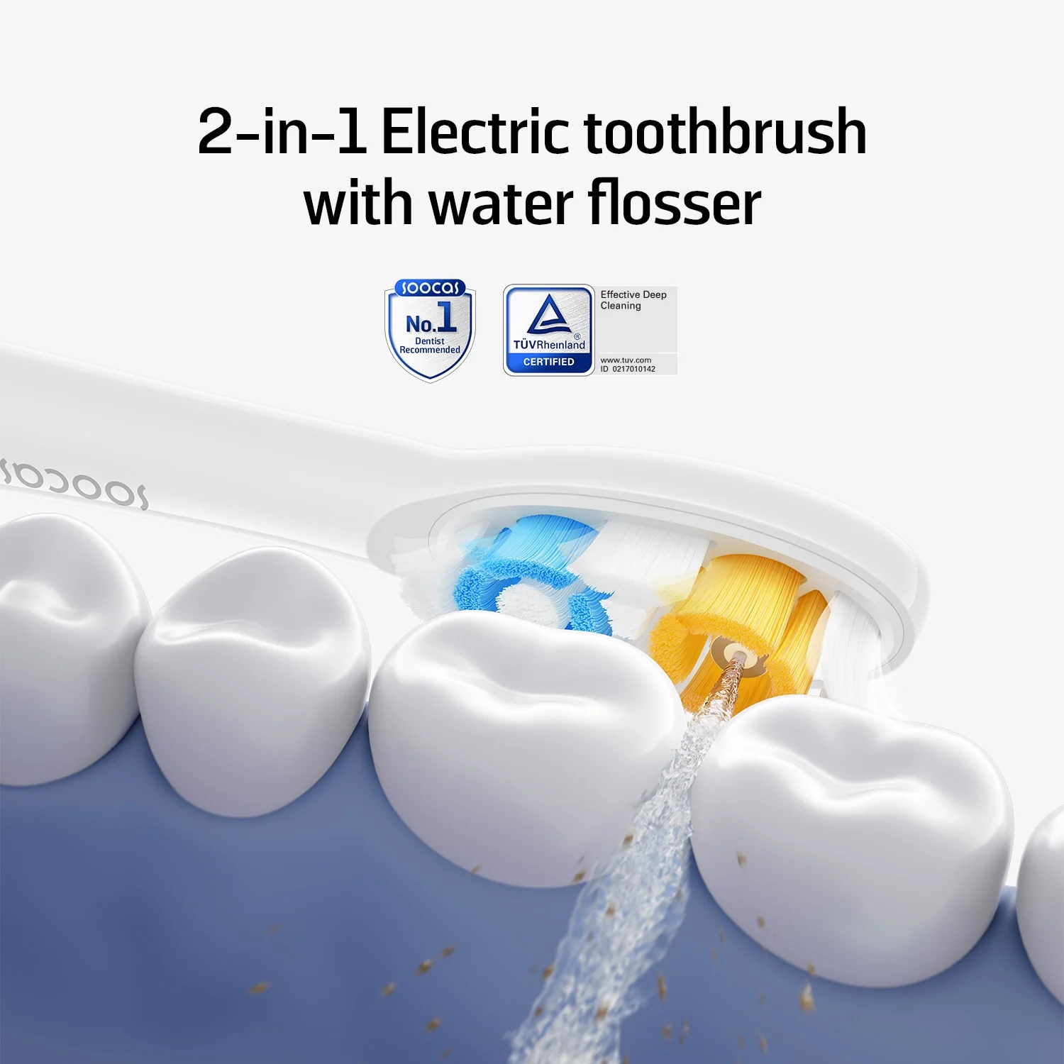 Soocas NEOS II 2-in-1 electric toothbrush with water flosser - Image 45
